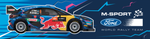 M-Sport Ford WRT 2023 Tänak Garage Banner with Eyelets